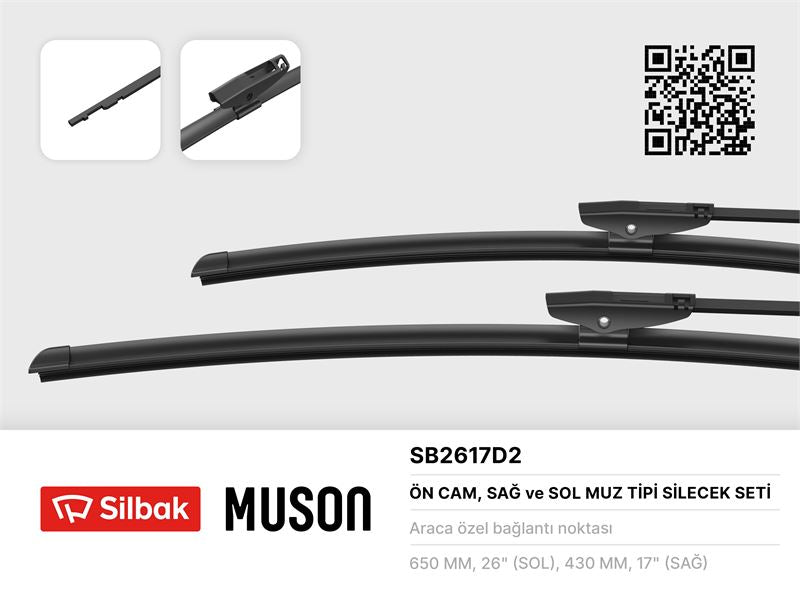 BMW 1 SERIES(F40) BANANA TYPE WIPER(2019>)