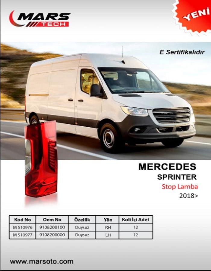 MERCEDES SPRİNTER DUYSUZ SAĞ STOP(2018>)