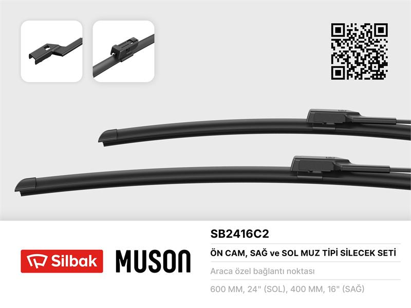 AUDI A1(8X1) BANANA TYPE WIPER (2010-2018)